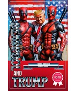 2024    Donald Trump and Deadpool Custom Trading Card... Signed by the a... - £27.84 GBP