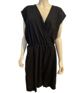 Athleta Black V Neck Sleeveless Short Romper  Size 3X - $37.99