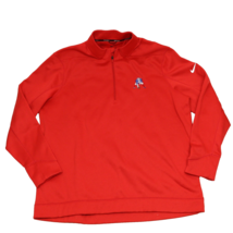 Nike Golf New England Patriots 1/4 Zip Pullover Mens XLarge Red Jacket - £15.62 GBP