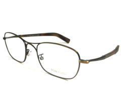Tom Ford Eyeglasses Frames TF 5366 034 Brown Square Full Wire Rim 52-19-150 - £73.46 GBP
