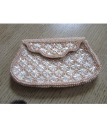VTG 1940&#39;S LADIES EVENING PURSE IVORY PEARL BEADING LA REGALE MADE IN JA... - $14.80