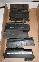 Lot of 6 Vintage O Scale Lionel Tender Car Bodies and Some Parts - £26.11 GBP