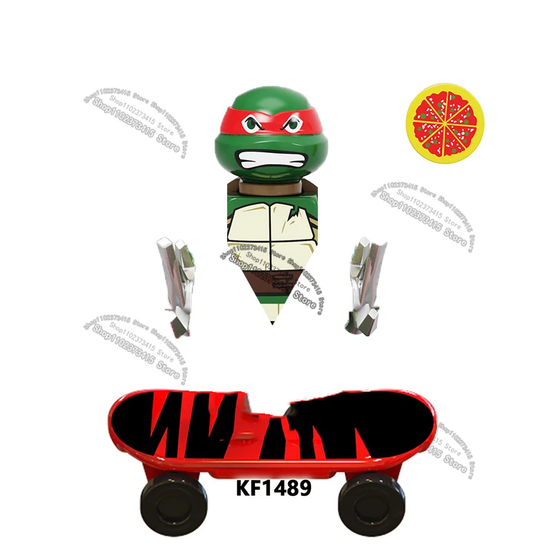 Ninja Turtle Mini Figures &amp; Building Blocks Toys for Kids to Assemble KF... - $6.00