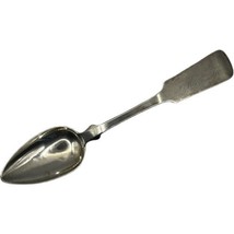 Antique Coin Silver Fiddle Handle Spoon James P. Steele Rochester NY 183... - €18,55 EUR