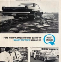 1965 Ford Lincoln Mercury Advertisement Automobilia Car Dealership Servi... - $19.99