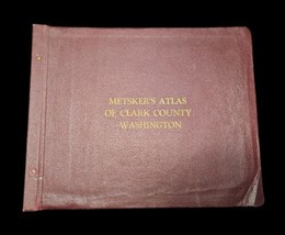 Metskers Atlas of Clark County Washington March 1974 Plat/Property Maps - £218.58 GBP