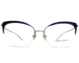 Giorgio Armani Eyeglasses Frames AR5077 3015 Blue Silver Oversized 55-17... - $130.68