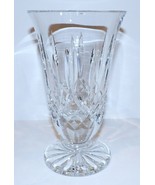 EXQUISITE SIGNED WATERFORD CRYSTAL LISMORE 8 1/2&quot; FOOTED FLARED VASE - £90.98 GBP