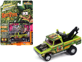 1965 Chevrolet Tow Truck "Rat Fink - The Fix Is In" Showtime Green with "Rat Fin - $22.64