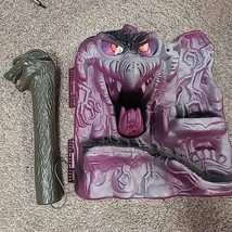 He-man Snake Mountain RIGHT SIDE + MICROPHONE 1983 MOTU For Parts WORKS - $30.00