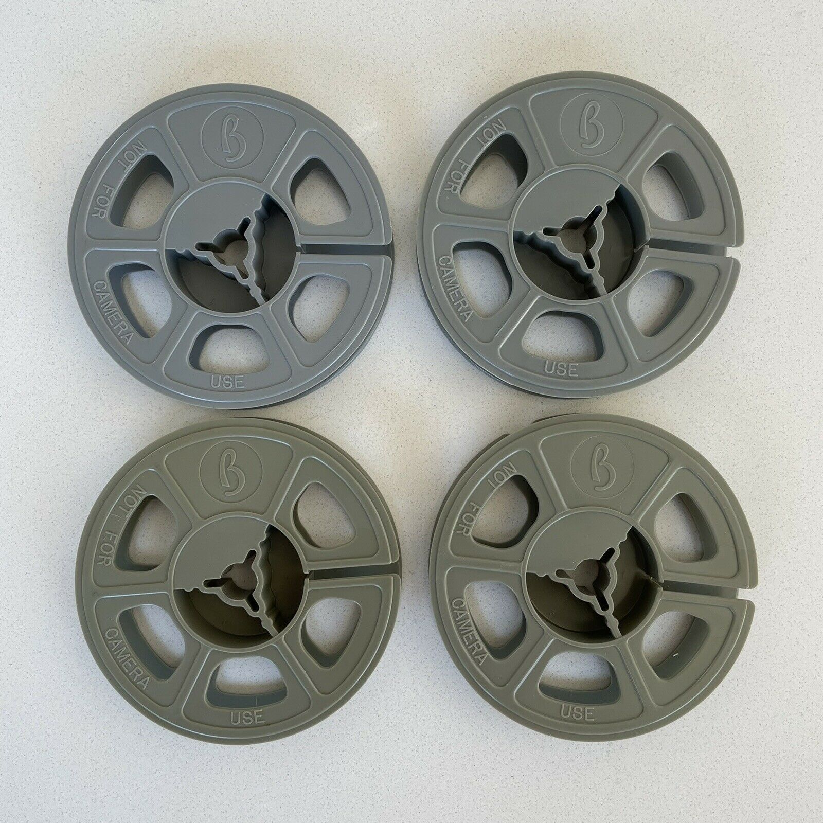 X4 EMPTY 8mm 3 diameter Grey Film Reels and 13 similar items