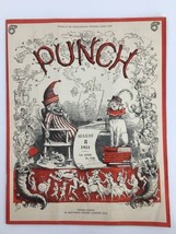 VTG Punch August 8 1951 WWII Cartoon &amp; Humour Magazine No Label - £11.34 GBP