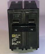 HOM270 Square D 70-Amp Circuit Breakers 120/240V Double Pole Standard Tr... - $81.33 CAD