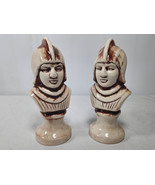 7&quot; Tall Ceramic Chess Piece Set of 2 White Red PAWN Office Home Decor - $19.95