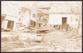 Montpelier, VT 1927 Great Flood RPPC - Hawkins House Devastation #2 - £12.54 GBP