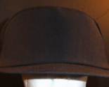 NOS 1985 VINTAGE BLACK USN U.S. NAVY UTILITY CAP HAT DECK CAP BLACK 7 - £25.63 GBP