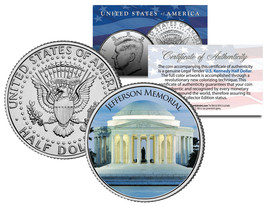 Jefferson Memorial ** Washington D.C. ** Jfk Kennedy Half Dollar U.S. Coin - £6.88 GBP