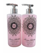 2 Cream Hand Soap 13.5oz Vivian Gray Lotus Rose Made in Germany Moisturi... - $33.34 CAD