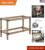Heavyweight DIY Workbench Kit 2&#39; x 4&#39; - Easy Assembly for Custom Projects - $1,092.89 MXN