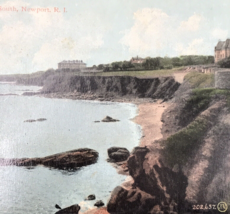 The Cliffs South Newport RI Rhode Island Postcard Leighton &amp; Valentine - £5.77 GBP