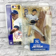 McFarlane&#39;s SportsPicks Series 5 Derek Jeter Figure New York Yankees Gray New - £13.49 GBP