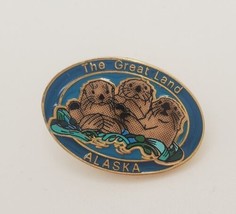 Alaska The Great Land Seal Collectible Souvenir Lapel Hat Pin Travel Pinchback - £15.36 GBP