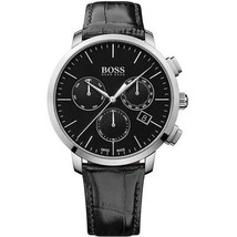 Hugo BOSS Orologio cronografo da uomo HB1513266 al quarzo con cinturino in pelle - £101.46 GBP