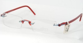 Airo 1901 190 BL55 Red /BLUE Eyeglasses Glasses Rimless 48-16-137mm France - $79.20