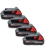 Milwaukee 48-11-1820 REDLITHIUM M18 18V 2.0 Ah Compact Battery (4 Pack) - $135.95