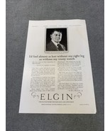 National Geographic November 1919 Elgin Watches Vintage Print Ad KG - $16.30 CAD
