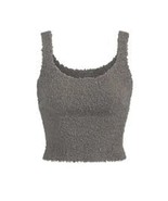 Skims Kim Kardashian Woman’s Cozy Knit Tank Smoke/Grey Size L/XL - $739.12 MXN