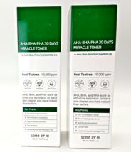 (2) Some By Mi - AHA BHA PHA 30 Day Miracle Toner 150ml/ 5 oz. Sensitive... - £18.65 GBP