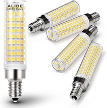 Alide E12 100W Led Candelabra Bulbs Replacement C7,4000K, Dimmable,5 Pack - $35.96