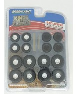 GREENLIGHT 13169 1/64 KINGS OF CRUNCH WHEEL AND TYRE PACK - 16 WHEELS, 1... - £17.58 GBP