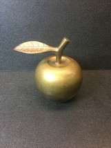 Vintage Brass Apple Shaped Bell &quot; Great Collectible Displayable Item &quot; Gift - £8.69 GBP