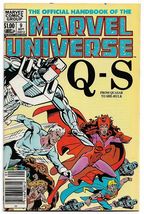 The Official Handbook Of The Marvel Universe #9 (1983) *Marvel Comics / Q-S* - £5.40 GBP