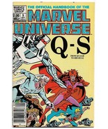 The Official Handbook Of The Marvel Universe #9 (1983) *Marvel Comics / ... - $9.54 CAD