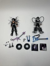 1997 McFarlane Toys KISS ROCK BAND Ace Frehley & Paul Stanley Figure Complete - $20.05
