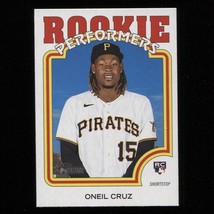 2022 Topps Heritage High Number Oneil Cruz Rookie Performers RP-5 Pirates - £1.54 GBP