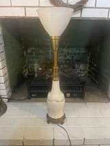 Rare Vintage Stiffel Lenox Gold Lined Torchiere Lamp - £62.63 GBP