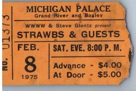 Strawbs Concert Ticket Stub February 8 1975 Detroit Michigan - £43.67 GBP
