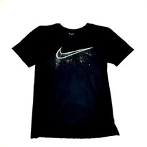 The Nike Tee Mens T-Shirt Size S Black Cotton Athletic Cut TU4 - £6.56 GBP