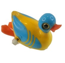 Tomy 1977 Swimming Duck Wind Up Plastic Toy. White knob. Works  - £12.36 GBP