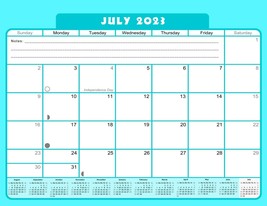 2022 - 2023 Academic Year 12 Months Student Calendar / Planner for 3-Ring v006 - £10.27 GBP