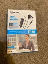 BOYA BY-M1 Omnidirectional Lavalier Microphone New Open Box - £13.19 GBP