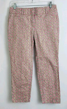 Ann Taylor Loft Pants Cropped Marisa The Riviera Pant Stretch Multicolor Size 2P - £19.10 GBP