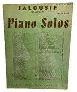 Jalousie Jealousy Piano Solo Sheet Music Vintage Songbook Jacob Gabe 1944 - £15.65 GBP