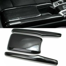 For 2016-2021 Honda Civic Interior Central Armrest Box Panel Carbon Fibe... - $28.88