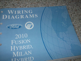 2010 Ford Fusion &amp; Milan Hybrid Électrique Diagramme Câblage Service Manuel Ewd - £54.95 GBP