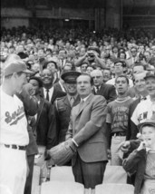 President Richard Nixon throws out first baseball at RFK Stadium New 8x10 Photo - $8.81